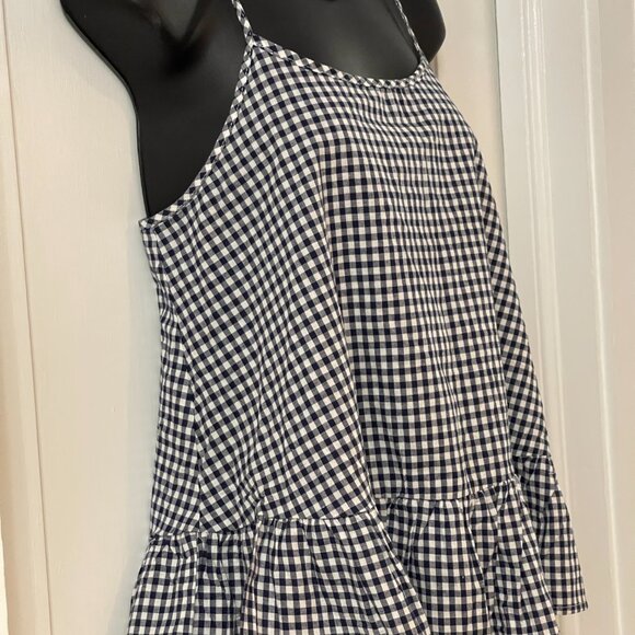 Caution to the Wind Navy & White Gingham Cami - Picture 3 of 15